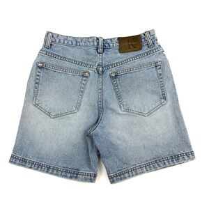 Vintage CK Calvin Klein Jeans Women’s Light Wash Denim Shorts High Waisted